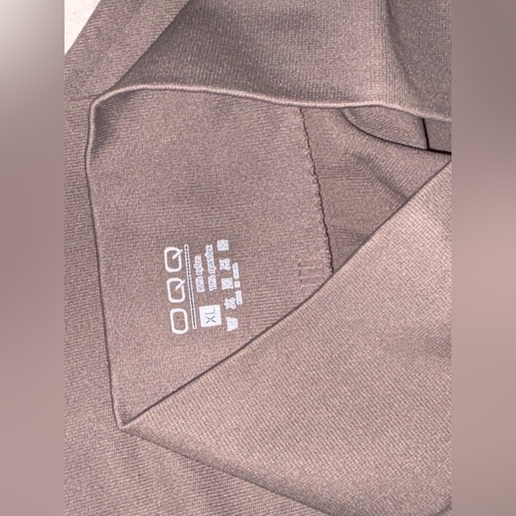 OQQ Viral Booty Lifting Leggings Brown XL - Picture 4 of 4